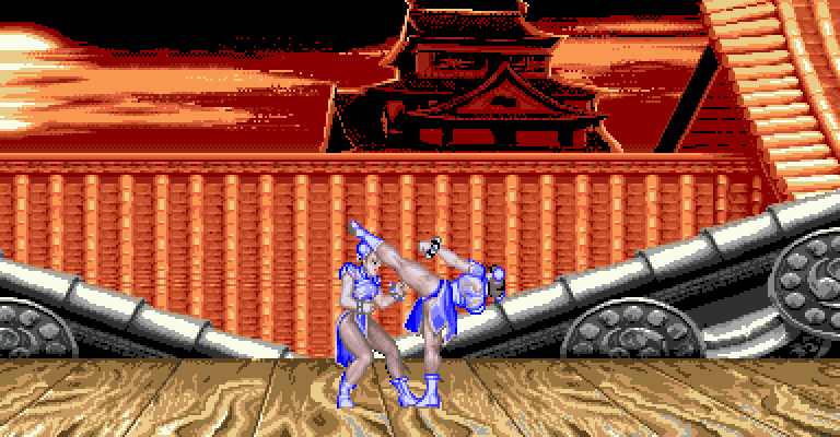 STrEet Fighter II atari screenshot